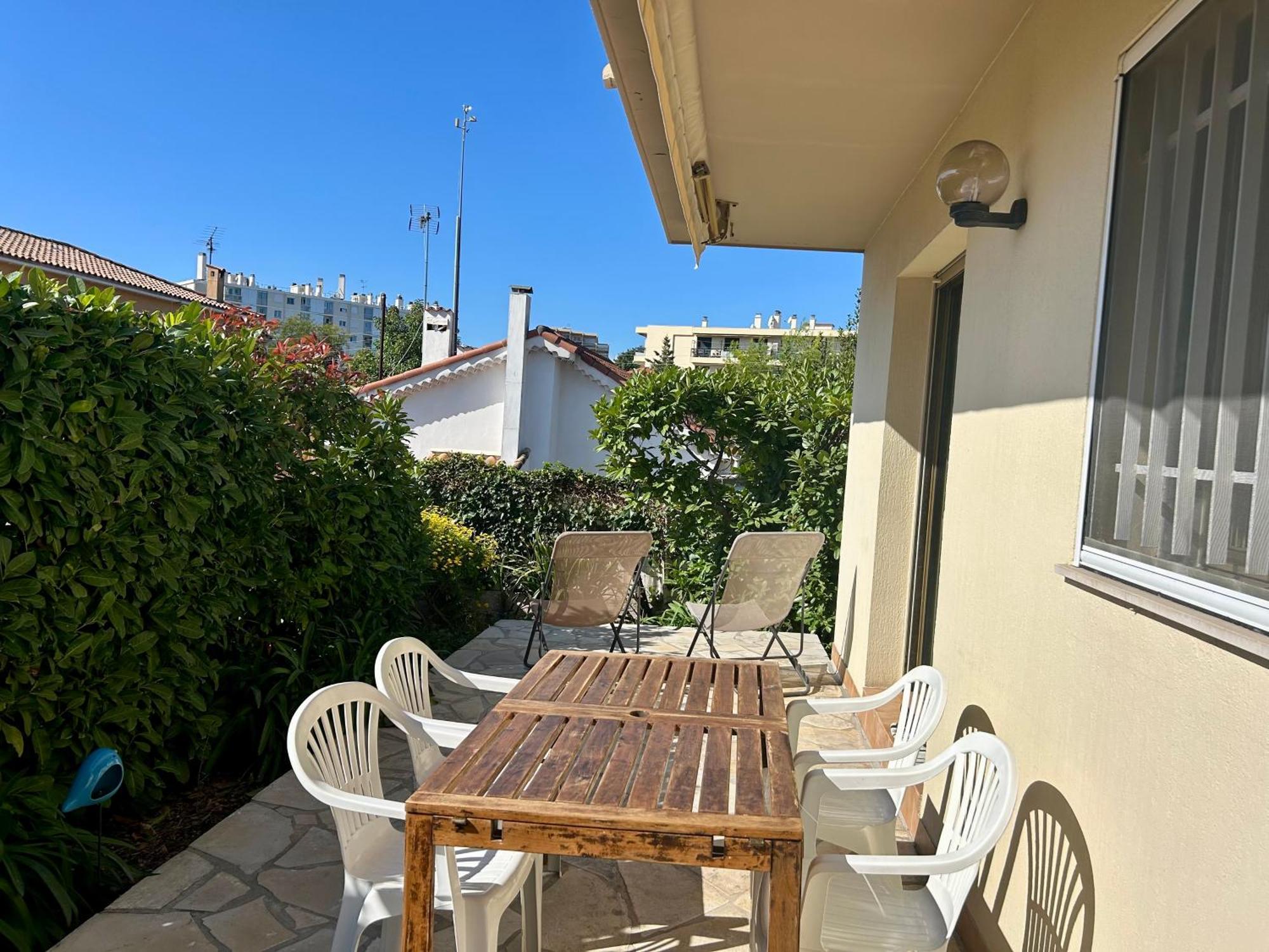 Les Ondes - Terrasse Rdc Villa Calme Parking Proche Plage Антіб Екстер'єр фото